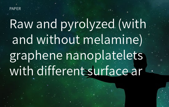 Raw and pyrolyzed (with and without melamine) graphene nanoplatelets with different surface areas as PEM fuel cell catalyst supports