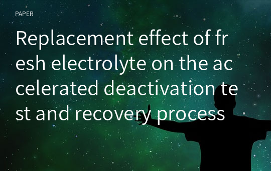 Replacement effect of fresh electrolyte on the accelerated deactivation test and recovery process of Pt/C catalysts in a half‑cell system