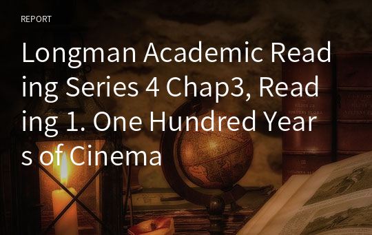 Longman Academic Reading Series 4 Chap3, Reading 1. One Hundred Years of Cinema