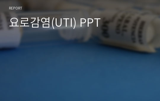요로감염(UTI) PPT