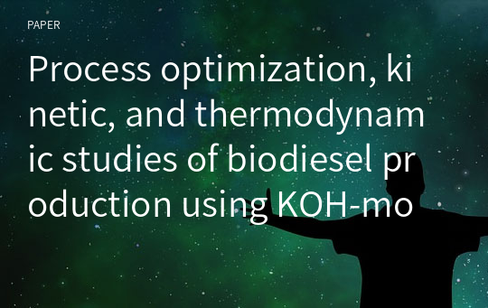 Process optimization, kinetic, and thermodynamic studies of biodiesel production using KOH‑modified bio‑carbon catalyst derived from marine macroalgae