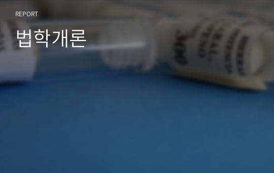 법학개론