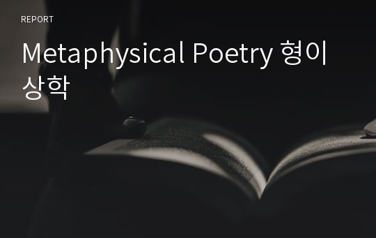 Metaphysical Poetry 형이상학