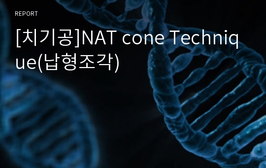 [치기공]NAT cone Technique(납형조각)