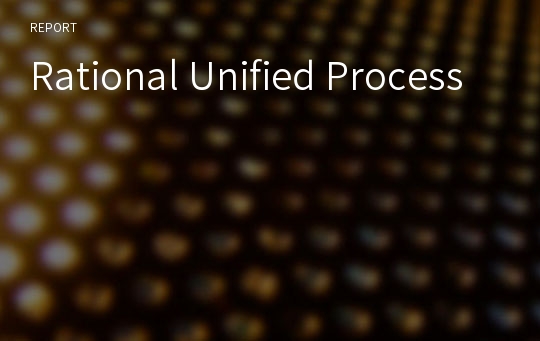 Rational Unified Process