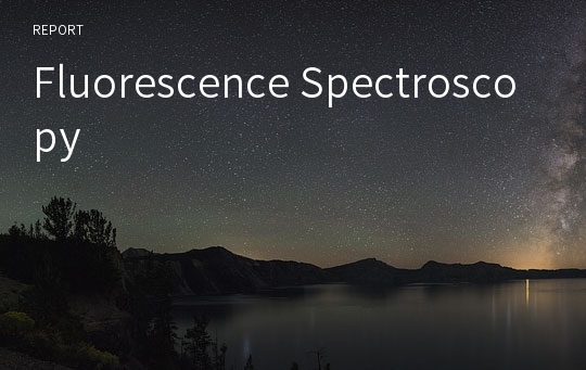 Fluorescence Spectroscopy