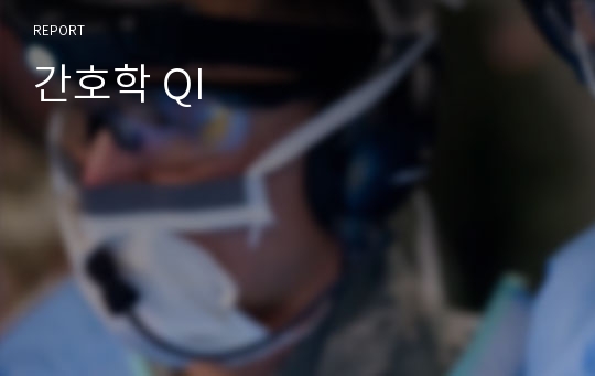 간호학 QI