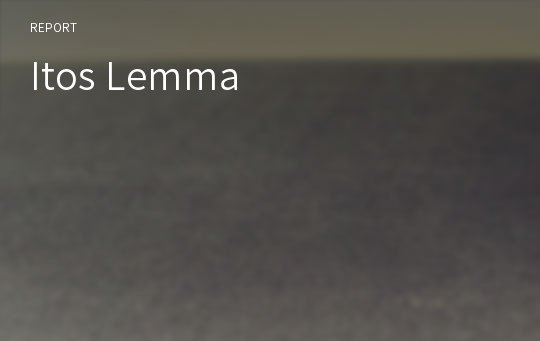 Itos Lemma