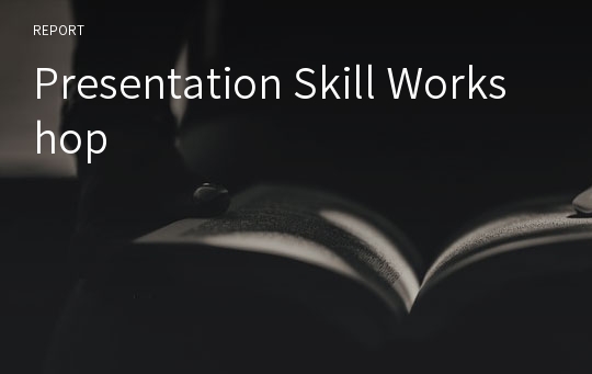 Presentation Skill Workshop