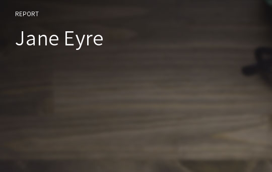 Charlotte Bronte의 Jane Eyre