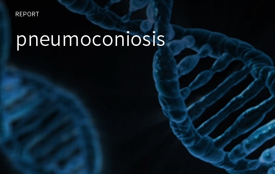 pneumoconiosis