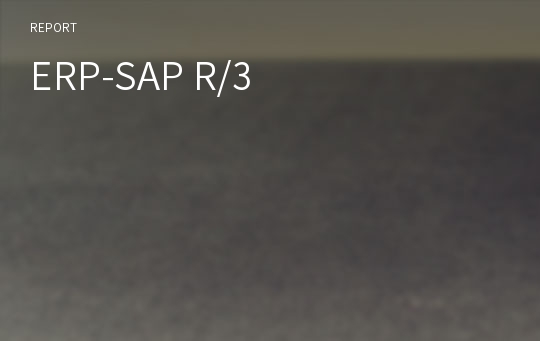 ERP-SAP R/3