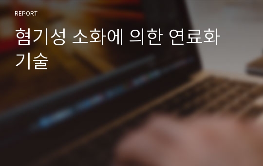 혐기성 소화에 의한 연료화 기술