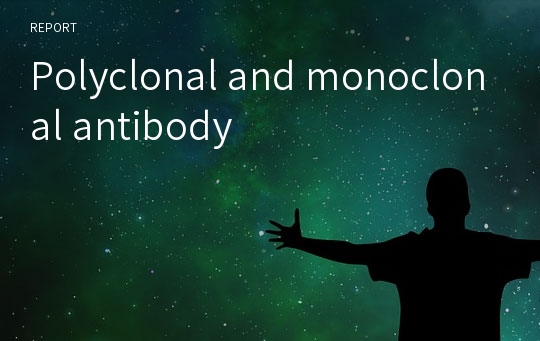 Polyclonal and monoclonal antibody