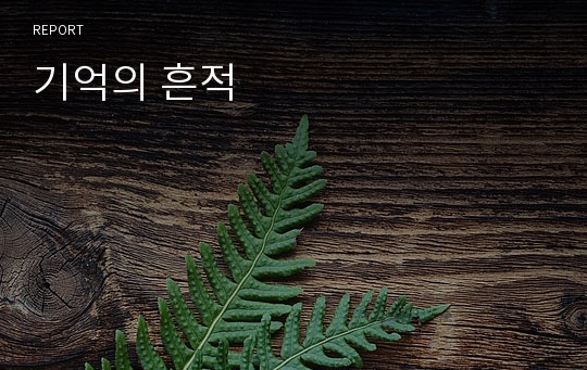 기억의 흔적