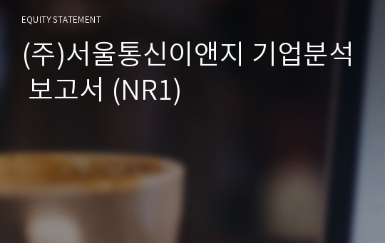 (주)서울통신이앤지 기업분석 보고서 (NR1)