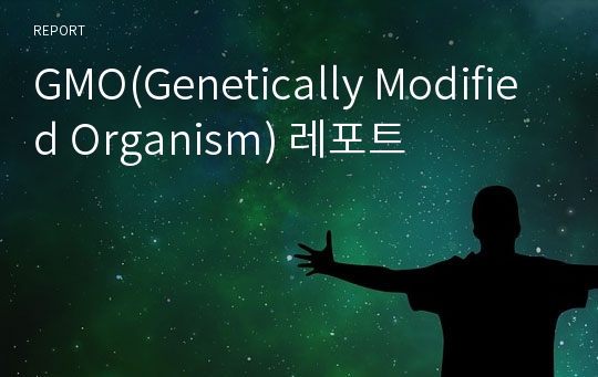 GMO(Genetically Modified Organism) 레포트