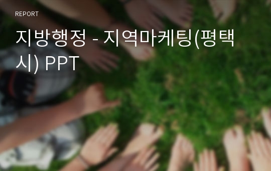 지방행정 - 지역마케팅(평택시) PPT