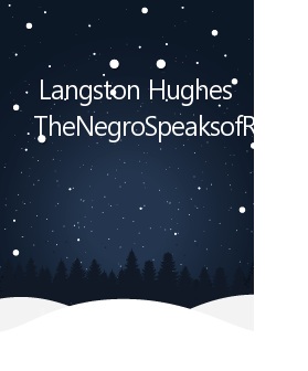 Langston Hughes의  The Negro Speaks of Rivers [영미시]