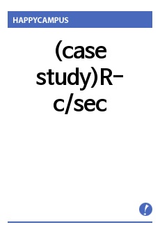 (case study)R-c/sec