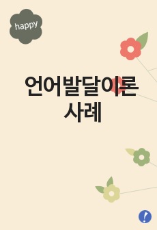 [행동주의이론사례, 생득주의이론사례, 인지적상호작용이론사례] 언어발달이론 사례를 적용하여 정리하고 어느 이론에 동의하는 지 지지하는 이론에 대해 논의하시오