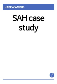 SAH case study