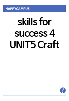 skills for success 4 UNIT5 Craft or Inspiration Two Style of Songwriting 완전번역, 한글번역, 영문번역, 전문가 번역