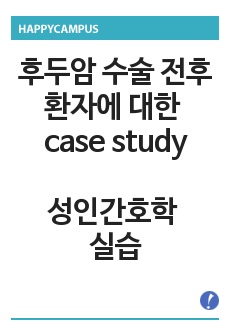 후두암 간호과정, 후두암 케이스, 후두암 수술 전후간호 및 방사선 관리에 관한 다양한 간호과정, 후두암 간호문제 및 간호중재, 후두암 성인간호학 실습 케이스,