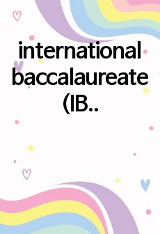 international baccalaureate(IB) - Geography HL internal assessment(IA) 현장생태계 관찰및 분석