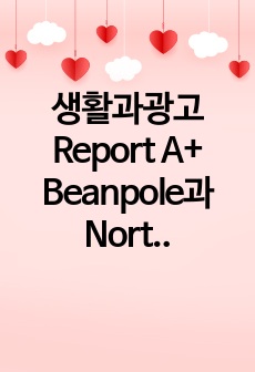 생활과광고 Report A+ Beanpole과 Northcape 윈드브레이커 광고 비교분석