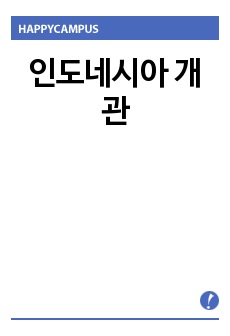 인도네시아 개관