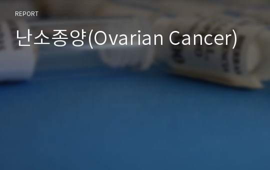난소종양(Ovarian Cancer)