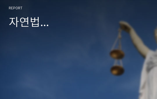 자연법...