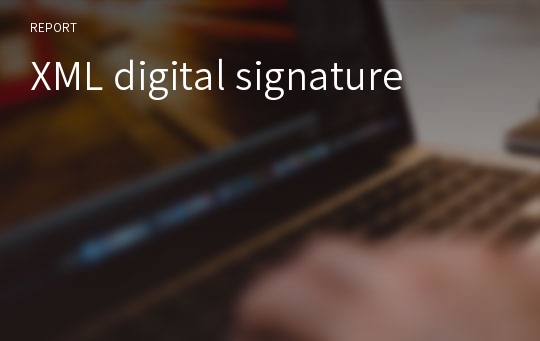 XML digital signature