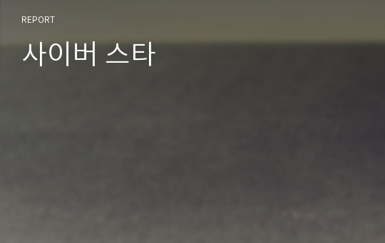 사이버 스타