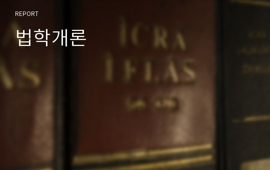 법학개론