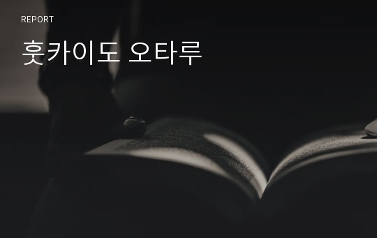 훗카이도 오타루
