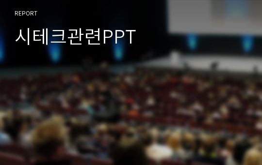 시테크관련PPT