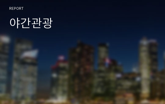 야간관광