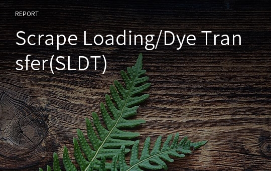 Scrape Loading/Dye Transfer(SLDT)