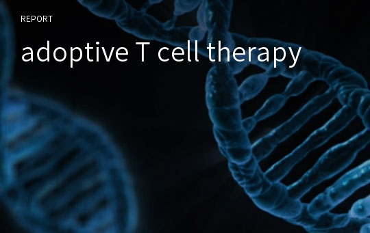 adoptive T cell therapy