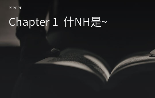 Chapter 1  什NH是~