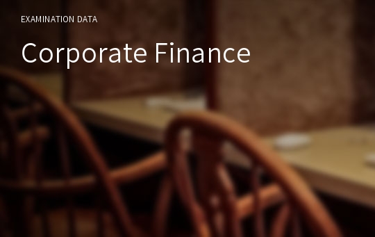 Corporate Finance