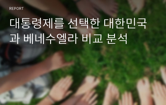 대통령제를 선택한 대한민국과 베네수엘라 비교 분석