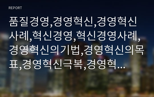 품질경영,경영혁신,경영혁신사례,혁신경영,혁신경영사례,경영혁신의기법,경영혁신의목표,경영혁신극복,경영혁신필요성