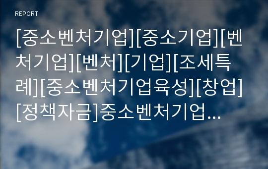 [중소벤처기업][중소기업][벤처기업][벤처][기업][조세특례][중소벤처기업육성][창업][정책자금]중소벤처기업 조세특례, 중소벤처기업 육성, 중소벤처기업 창업,중소벤처기업 정책자금