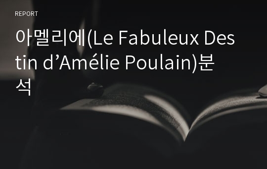 아멜리에(Le Fabuleux Destin d’Amélie Poulain)분석