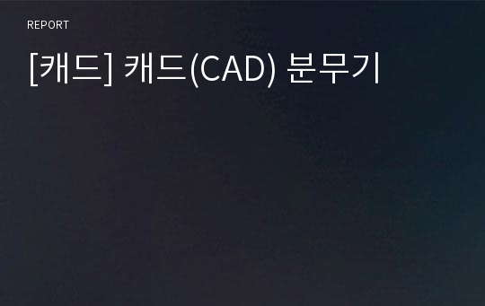 [캐드] 캐드(CAD) 분무기