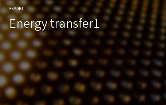 Energy transfer1