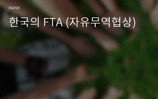 한국의 FTA (자유무역협상)